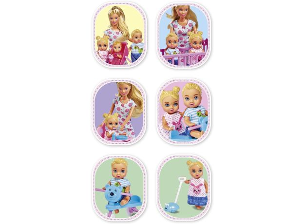 ست عروسک 29 سانتی Steffi Love مدل Baby World با 3 کودک, image 9