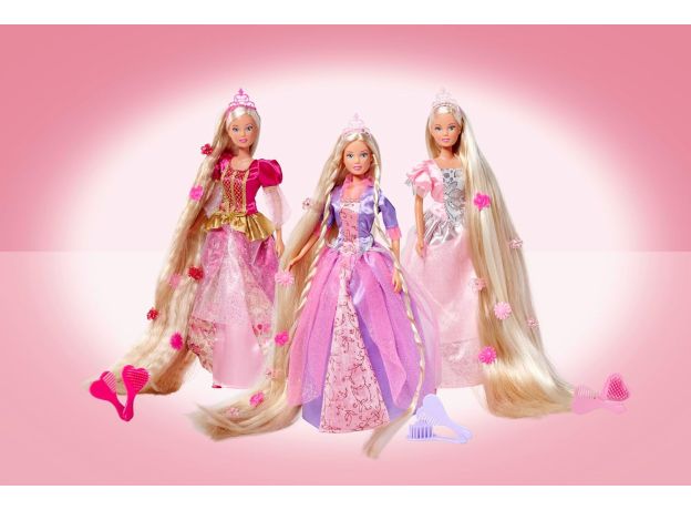 عروسک 29 سانتی Steffi Love مدل Rapunzel با لباس بنفش, تنوع: 105738831-Purple, image 5