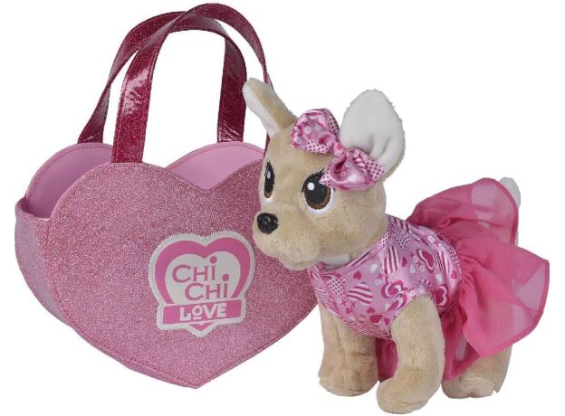 عروسک هاپو پولیشی 20 سانتی Chi Chi Love با کیف قلبی, تنوع: 105890055-Chihuahua Dog, image 6