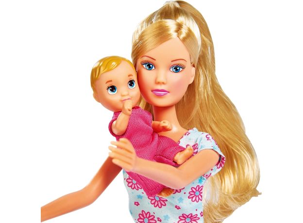 ست عروسک 29 سانتی Steffi Love مدل Baby World با 3 کودک, image 7
