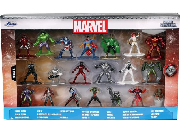 ست 20 تایی فیگورهای فلزی Marvel سری 5, image 8