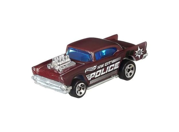 ماشین تغییر رنگ دهنده Hot Wheels سری Colour Shifters مدل 57 Chevy Brown, تنوع: BHR15-Chevy Brown, image 2