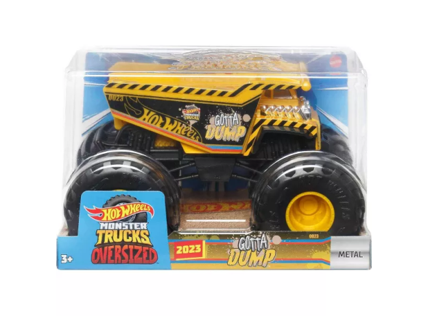 ماشین Hot Wheels مدل Gotta Dump سری Monster Trucks با مقیاس 1:24, تنوع: FYJ83-Gotta Dump, image 