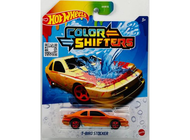 ماشین تغییر رنگ دهنده Hot Wheels سری Colour Shifters مدل 57 T-Bird Stocker, تنوع: BHR15-T-Bird Stocker, image 