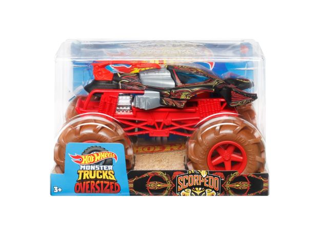 ماشین Hot Wheels مدل Scorpedo سری Monster Trucks با مقیاس 1:24, تنوع: FYJ83-Scorpedo, image 