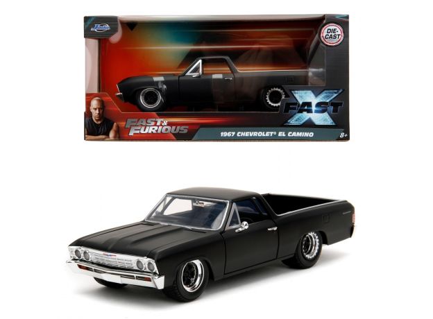 ماشین فلزی Fast & Furious مدل 1967 Chevrolet EL Camino با مقیاس 1:24, image 