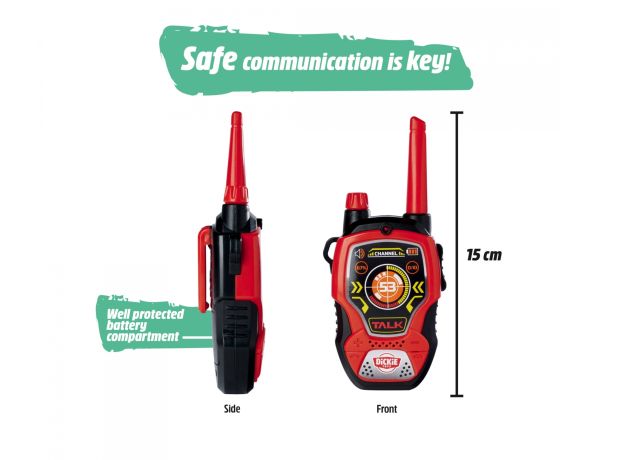 واکی تاکی Dickie Toys مدل قرمز, تنوع: 201118195-Walkie Talkie Fun Red, image 6