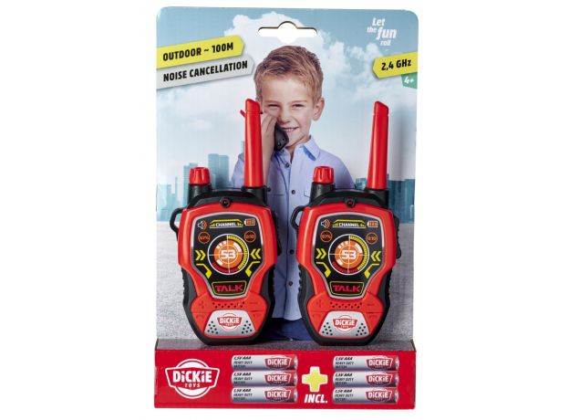 واکی تاکی Dickie Toys مدل قرمز, تنوع: 201118195-Walkie Talkie Fun Red, image 