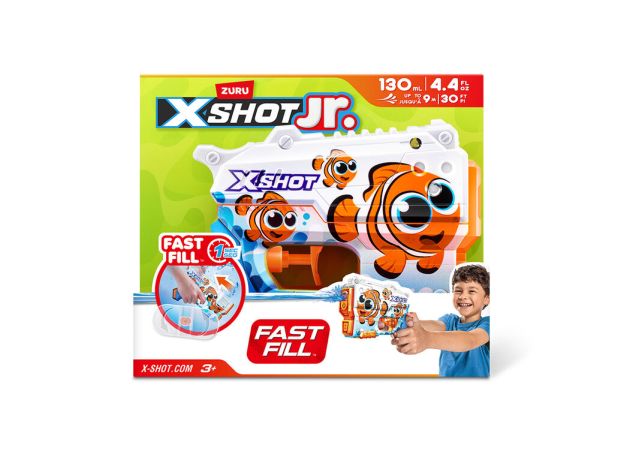 تفنگ آبپاش کودکانه ایکس شات X-Shot jr سری Fast Fill مدل نمو, تنوع: 118143 - نمو, image 7