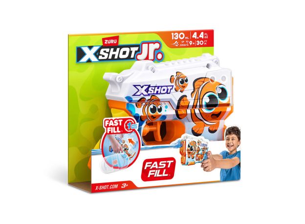 تفنگ آبپاش کودکانه ایکس شات X-Shot jr سری Fast Fill مدل نمو, تنوع: 118143 - نمو, image 6