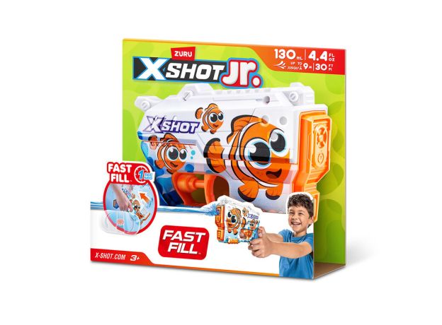 تفنگ آبپاش کودکانه ایکس شات X-Shot jr سری Fast Fill مدل نمو, تنوع: 118143 - نمو, image 5