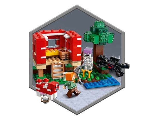 لگو ماینکرافت مدل خانه قارچی (21179), image 8