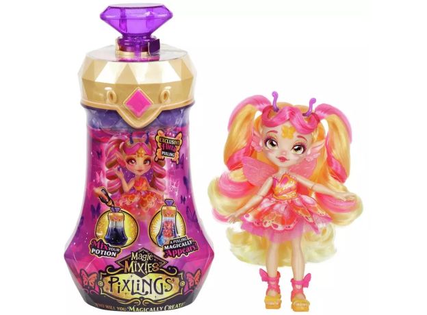 مجیک میکسیز پیکسلینگز عروسک فلیتا پروانه Magic Mixies Pixlings, تنوع: 64574-Flitta, image 