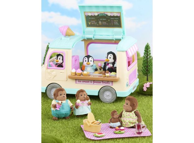 ماشین بستنی فروشی اسکوپز عروسک های خانواده Li'l Woodzeez, image 3
