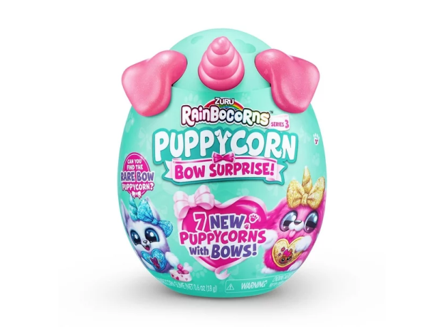 عروسک سورپرایزی رینبوکورنز RainBocoRns سری Puppycorn Bow Surprise با شاخ صورتی, تنوع: 9269 - Pink, image 10