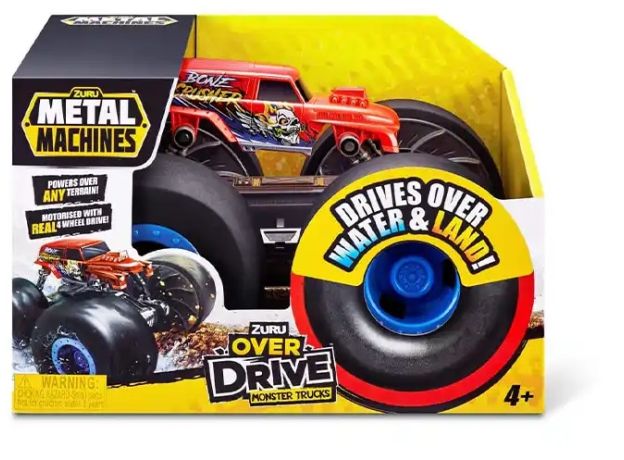 ماشین Metal Machines سری Monster Truck مدل Over Drive قرمز, تنوع: 6799-Red, image 7