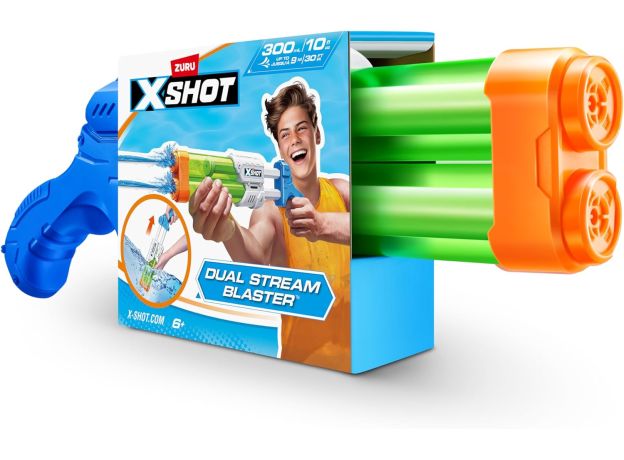تفنگ آبپاش ایکس شات X-Shot سری Dual Stream Blaster سایز کوچک, image 