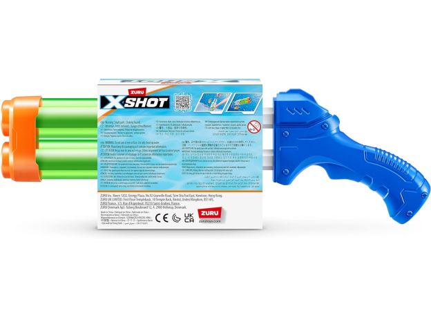 تفنگ آبپاش ایکس شات X-Shot سری Dual Stream Blaster سایز کوچک, image 6