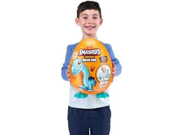 تخم دایناسور بزرگ اسمشرز Smashers سری Junior Dino Dig آبی, تنوع: 74115-Blue, image 7