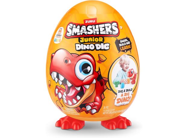 تخم دایناسور بزرگ اسمشرز Smashers سری Junior Dino Dig قرمز, تنوع: 74115-Red, image 10
