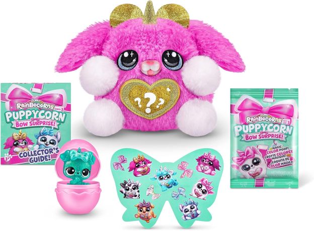 عروسک سورپرایزی رینبوکورنز RainBocoRns سری Puppycorn Bow Surprise با شاخ بنفش, تنوع: 9269 - Purple, image 7