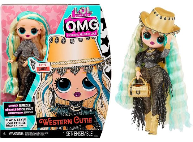 عروسک LOL Surprise سری OMG مدل Western Cutie, image 