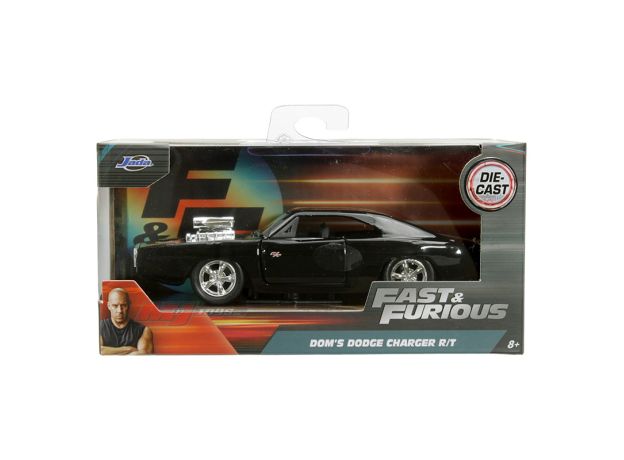 ماشین فلزی دوج چارجر Fast & Furious مدل Gloss Black با مقیاس 1:32, تنوع: 253202000-Dom's 1970 Dodge Charger, image 3