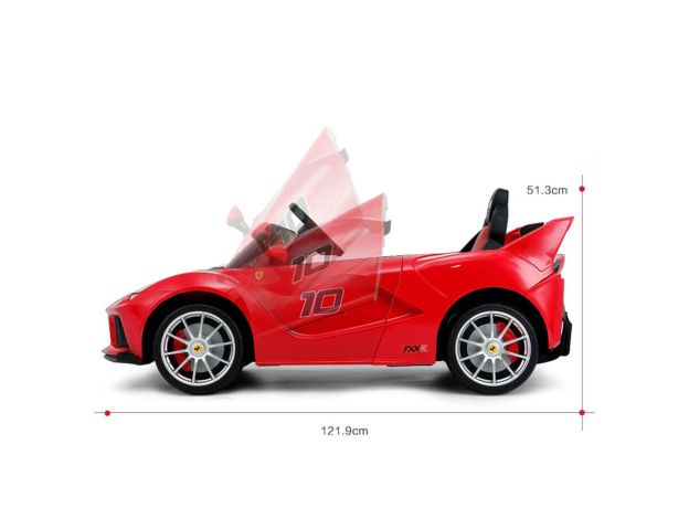 ماشین سواری کنترلی شارژی دو سرعته فراری FXXK راستار مدل قرمز, image 5
