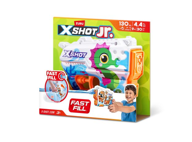 تفنگ آبپاش کودکانه ایکس شات X-Shot jr سری Fast Fill مدل اسب دریایی, تنوع: 118143 - اسب دریایی, image 7