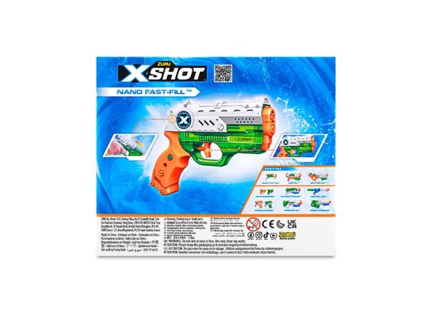 تفنگ آبپاش ایکس شات X-Shot مدل Nano Fast Fill, image 6