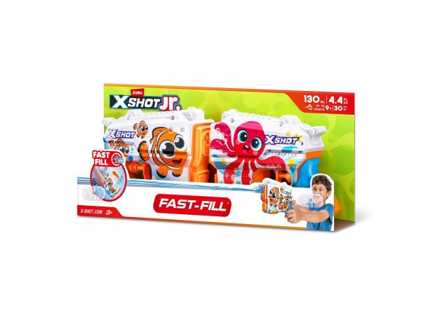 تفنگ دو قلو آبپاش کودکانه ایکس شات X-Shot jr سری Fast Fill, image 12