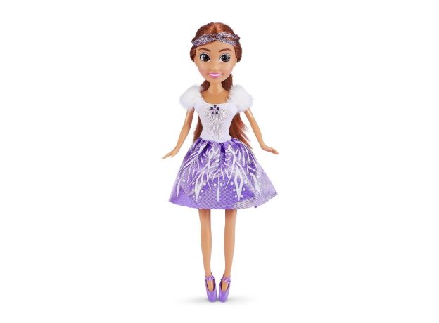 عروسک قیفی پرنسس برفی Sparkle Girlz مدل Winter Princess با لباس بنفش, تنوع: 24112 - Winter Princess Purple, image 2