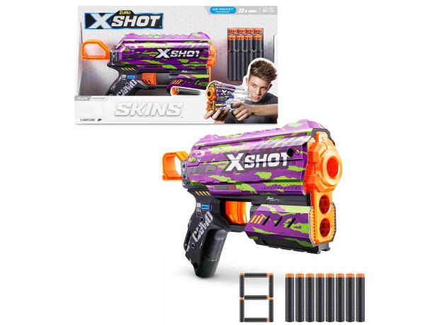 تفنگ ایکس شات X-Shot سری Skins مدل Crucifer, تنوع: 36516 - Crucifer Blaster, image 