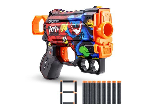 تفنگ ایکس شات X-Shot سری Skins مدل Poppy Playtime Toony, تنوع: 36662 - Poppy Playtime Toony, image 6