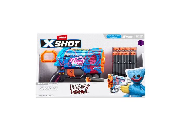 تفنگ ایکس شات X-Shot سری Skins مدل Game Time Poppy, تنوع: 36662 - Game Time Poppy, image 9
