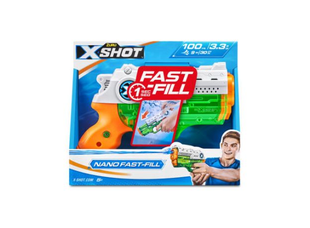 تفنگ آبپاش ایکس شات X-Shot مدل Nano Fast Fill, image 