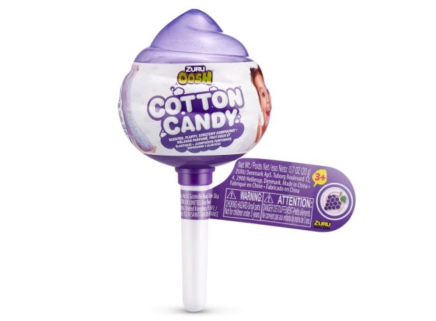 اسلایم آبنباتی بنفش Oosh Slime Cotton Candy, تنوع: 8628 - Purple, image 