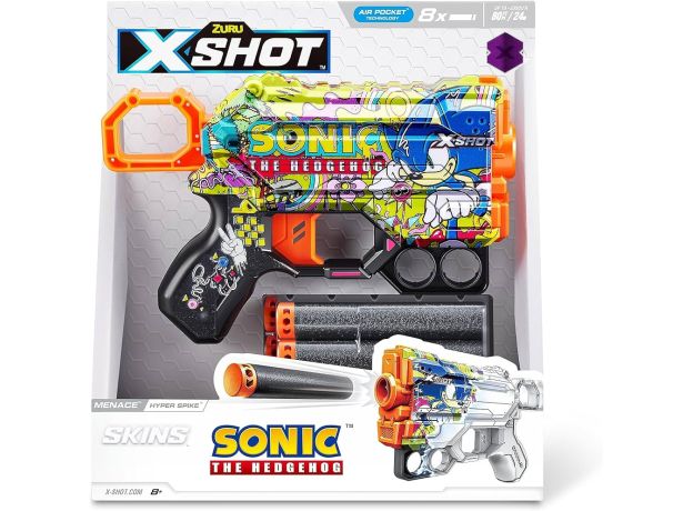 تفنگ ایکس شات X-Shot سری Skins مدل Hyper Spike, تنوع: 36660-Hyper Spike, image 