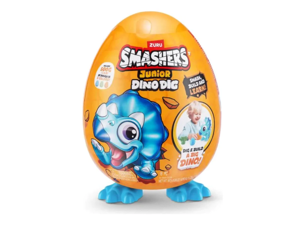 تخم دایناسور اسمشرز Smashers سری Junior Dino Dig آبی, تنوع: 74116-Blue, image 5