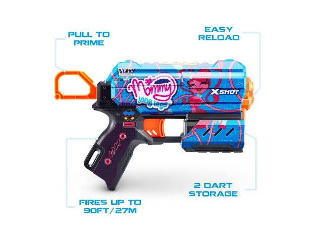 تفنگ ایکس شات X-Shot سری Skins مدل Poppy Playtime Gametime, تنوع: 36649 - Gametime, image 5