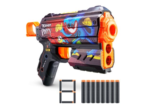 تفنگ ایکس شات X-Shot سری Skins مدل Poppy Playtime Toony, تنوع: 36649 - Poppy Playtime Toony, image 5