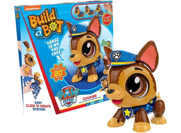 فیگور ساختنی چیس Paw Patrol سگ های نگهبان Build a Bot, تنوع: 928555006-Chase, image 