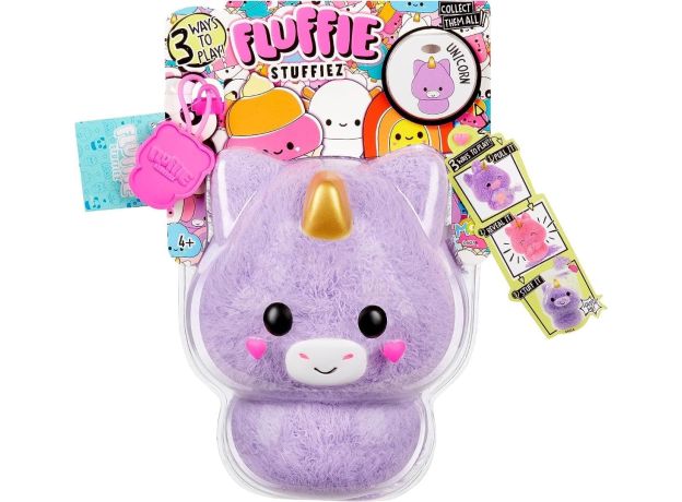 عروسک پولیشی یونیکورن سورپرایزی کوچک Fluffie Stuffiez, تنوع: 593508-Unicorn, image 