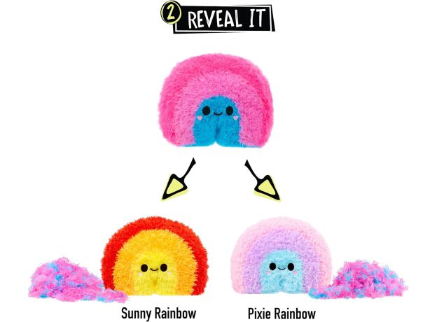 عروسک پولیشی رنگین کمان سورپرایزی کوچک Fluffie Stuffiez, تنوع: 593508-Rainbow, image 4