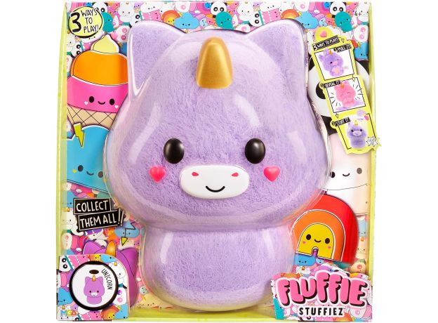 عروسک پولیشی یونیکورن سورپرایزی بزرگ Fluffie Stuffiez, تنوع: 593454-Unicorn, image 