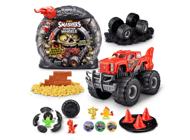 اسمشرز Smashers سری مانستر تراک Monster Truck مدل قرمز, تنوع: 74103-Red, image 