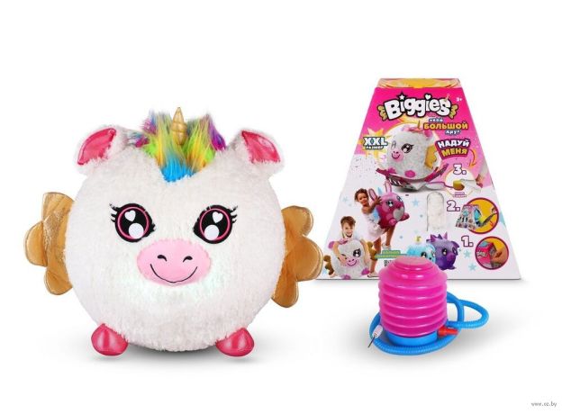 عروسک بزرگ سورپرایزی یونیکورن پولیشی بادی Biggies, تنوع: BIG001-UN-Unicorn, image 3