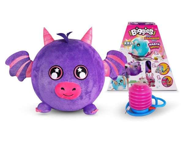 عروسک سورپرایزی اژدها پولیشی بادی Biggies, تنوع: BIG001-DR-Dragon, image 2