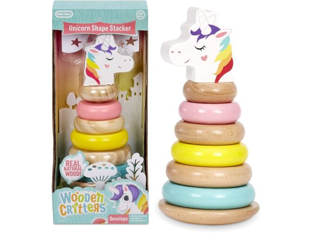 حلقه هوش چوبی مدل یونیکورن Little Tikes, تنوع: 652189 - Unicorn, image 