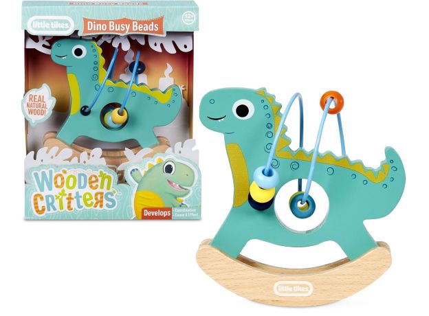 مهره و میله چوبی مدل دایناسور Little Tikes, تنوع: 651182 - Dino, image 